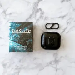 airpods4 ケース PUレザー 全面保護 軽量 キズ防止 カラビナ付き