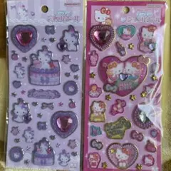 【国内正規品】サンリオ　キラキラジュエルシール　チャーミーキティ　ハローキティ
