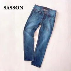 サッソーン ストレートデニム M パンツ ジーンズ 刺繍 ジーンズ カジュアル