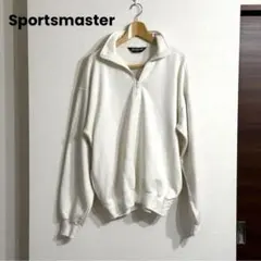 ハーフジップ スウェット