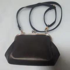 ALTROSE No.9 ブラックレザーショルダーバッグ