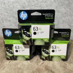 HP 63XL インクカートリッジ ブラック・カラー 3個セット - メルカリ