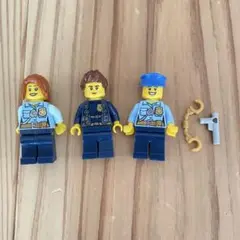 LEGO 警察官 レゴシティ ミニフィグ3体セット
