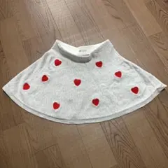 H&M グレー ハート刺繍スカート 4-6歳