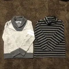 子供服　ユニクロ　ハイネックフリース　ライトオン　裏起毛長袖　110cm