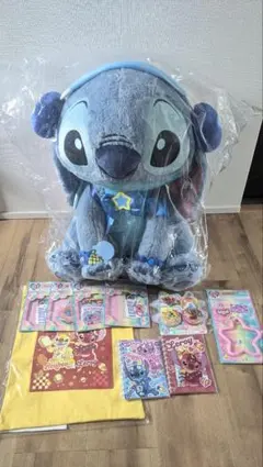 一番くじ ラストワン賞 A賞 スティッチ ぬいぐるみ ヘッドフォン付き