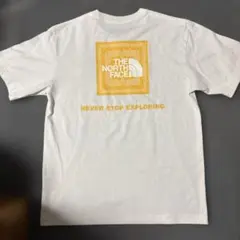 THE NORTH FACE Tシャツ ホワイト イエロー　Mのサムネイル