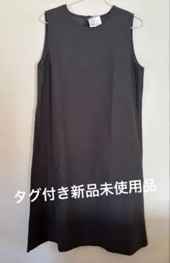 ダークグレー ノースリーブ ワンピース/チュニックLLサイズ