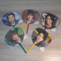 嵐 5×10 Tour ミニうちわ 5枚セット　おまけつき