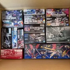 未組立】【まとめ売り】機動戦士ガンダムSeedシリーズ ガンプラ8機＋α