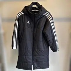 adidasロングコート ベンチコート　150