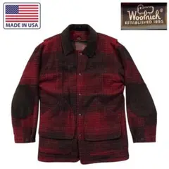Woolrich USA製 90s オンブレチェック ハンティングジャケット　赤