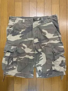 AVIREX カモフラージュ カーゴハーフパンツ Mサイズ - メルカリ