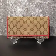 GUCCI GGキャンバス レディース 長財布 9730 - メルカリ