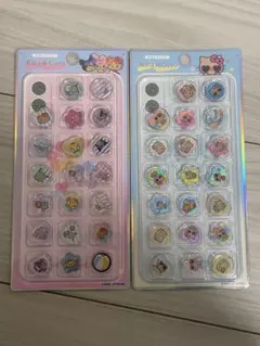 [正規品]キラコロシール　日焼けキティ　おはじきシール　サンリオ　マイメロ