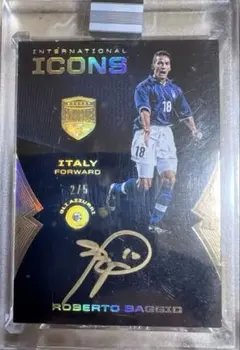 【イタリアの至宝！二度と手に入らないかも！？】ロベルト・バッジオ直筆サイン入り イタリアの至宝！二度と手に入らないかも！？】ロベルト