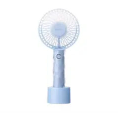 Francfranc フランフラン ハンディファン ウェーブ ブルー 扇風機