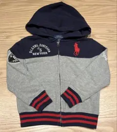 ビッグポニー刺繍Polo Ralph Lauren フード付きパーカー 110