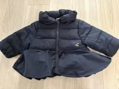 バースデイ　中わたジャケット　コート　上着　ネイビー　80