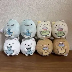 すみっコぐらし　しろくまのふるさと　みにっコといっしょ　マスコット　8点セット