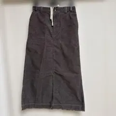 niko and ロングスカート 茶 M コーデュロイ 秋冬 レディース
