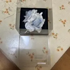 ブルーグレー系コサージュ☆