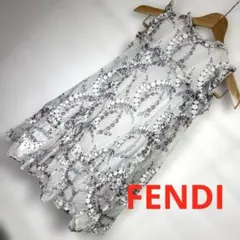 FENDI フェンディ　ノースリーブワンピース シルク　130cm前後（8A）のサムネイル