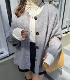 nemne store ニットカーディガンのサムネイル
