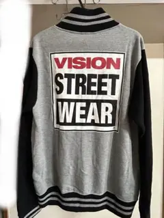 VISION STREET WEAR L グレー/ブラック