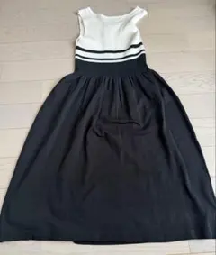 SHEIN ノースリーブ　ロングニットワンピース
