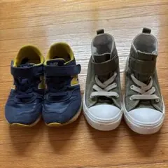 New Balance converse スニーカー　17cm セット