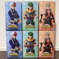 僕のヒーローアカデミア 緑谷出久 爆豪勝己 轟焦凍 6体セット
