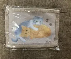 カルディ　猫　メッシュポーチ