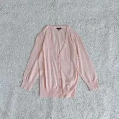 トッカ ニットカーディガン 羽織り Vネック 薄手 ウール 7分袖カットソー