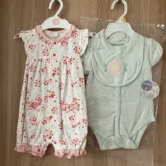 ☆新品☆70半袖ロンパース　2枚セットのサムネイル