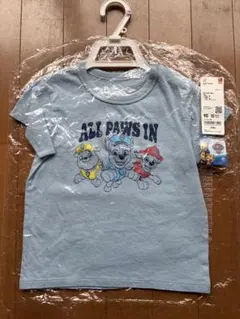 新品未使用品　パウパトロール Tシャツ 90cm 水色