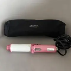 SALONIA ヘアアイロン ピンク 収納ケース付き