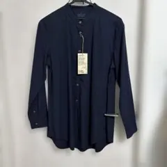 無印良品　スタンドカラー　ロングシャツ　Sサイズのサムネイル