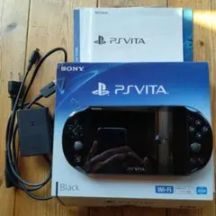 じ*ん様 PS Vita本体Wi-Fiモデルブラック外箱　パワプロ　充電器付き