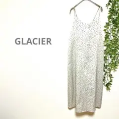 【GLACIER】キャミソール　ワンピース　光沢感　リゾート　夏　背中　調整