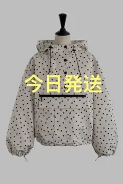 shéller】Polka Dot Anorak Hoodie - メルカリ