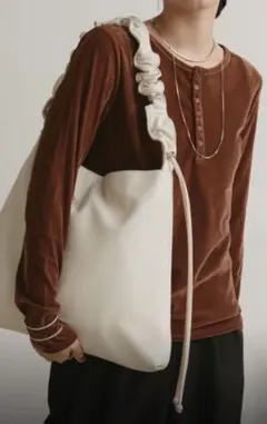 ショルダーバッグ 2WAYワンハンドルバッグ / ギャザーデザイントートバッグ