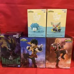僕のヒーローアカデミア　フィギュア　5個セット　緑谷出久　爆豪
