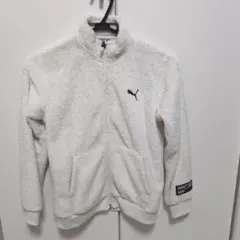 PUMA フリースジャケット ホワイト