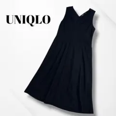 UNIQLO/ユニクロ/ブラッシュドジャージーワンピース/ロングワンピース