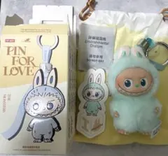 【I】labubu ラブブ　PIN FOR LOVE ぬいぐるみペンダント