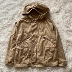 マウジー　マウンテンパーカー　ジャケット　ベージュ　サイズ1　S　表地綿100%