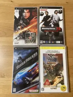 PSP ゲームソフト 4枚まとめ売り