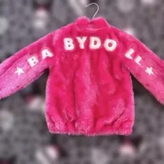 BABYDOLL ピンクファーパーカー
