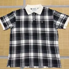 A BATHING APE BAPE チェック　ポロシャツ　ワンポイント　Lのサムネイル